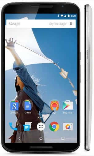 Google Nexus 6 32GB Unlocked Smartphone - White | Fast Performance, Large Display | Perfect for Business, Travel & Entertainment