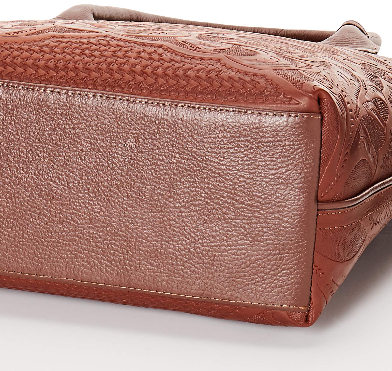 Handmade Leather Tote Bag for Women - Engraved Soraya Model - Stylish & Durable Shoulder Bag for Work, Travel & Everyday Use