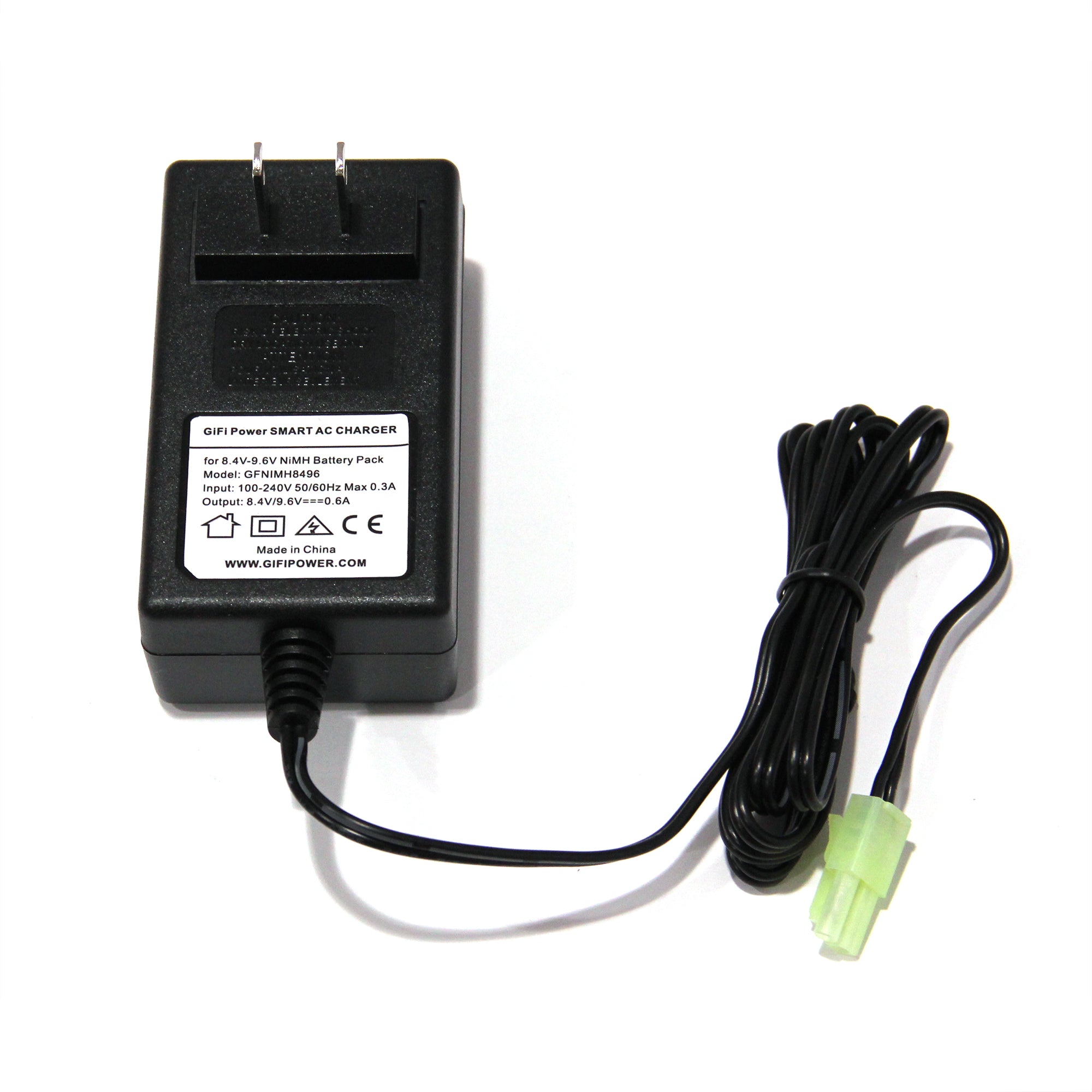 MaximalPower Smart Charger for 8.4V 9.6V NiMH Battery Packs with Mini Tamiya Connector - Fast Charging for RC Cars, Drones, and Remote Control Toys - Perfect for Hobbyists and DIY Enthusiasts