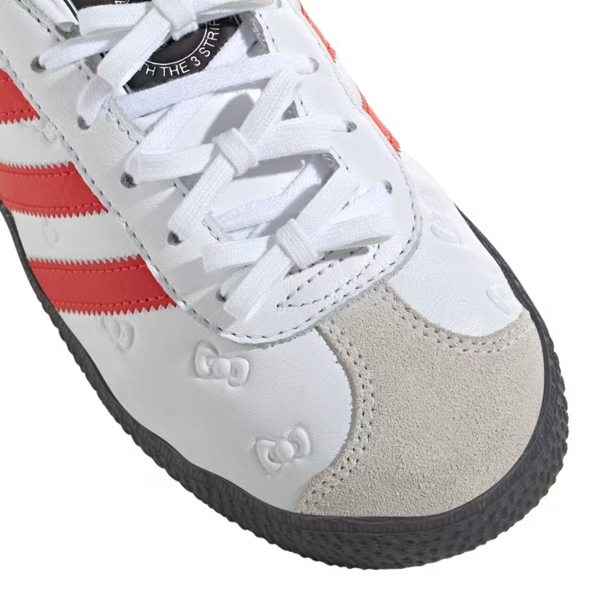 Hello Kitty Kids Gazelle Sneakers - Cloud White & Red Casual Shoes for Girls | Perfect for School, Playdates & Everyday Wear