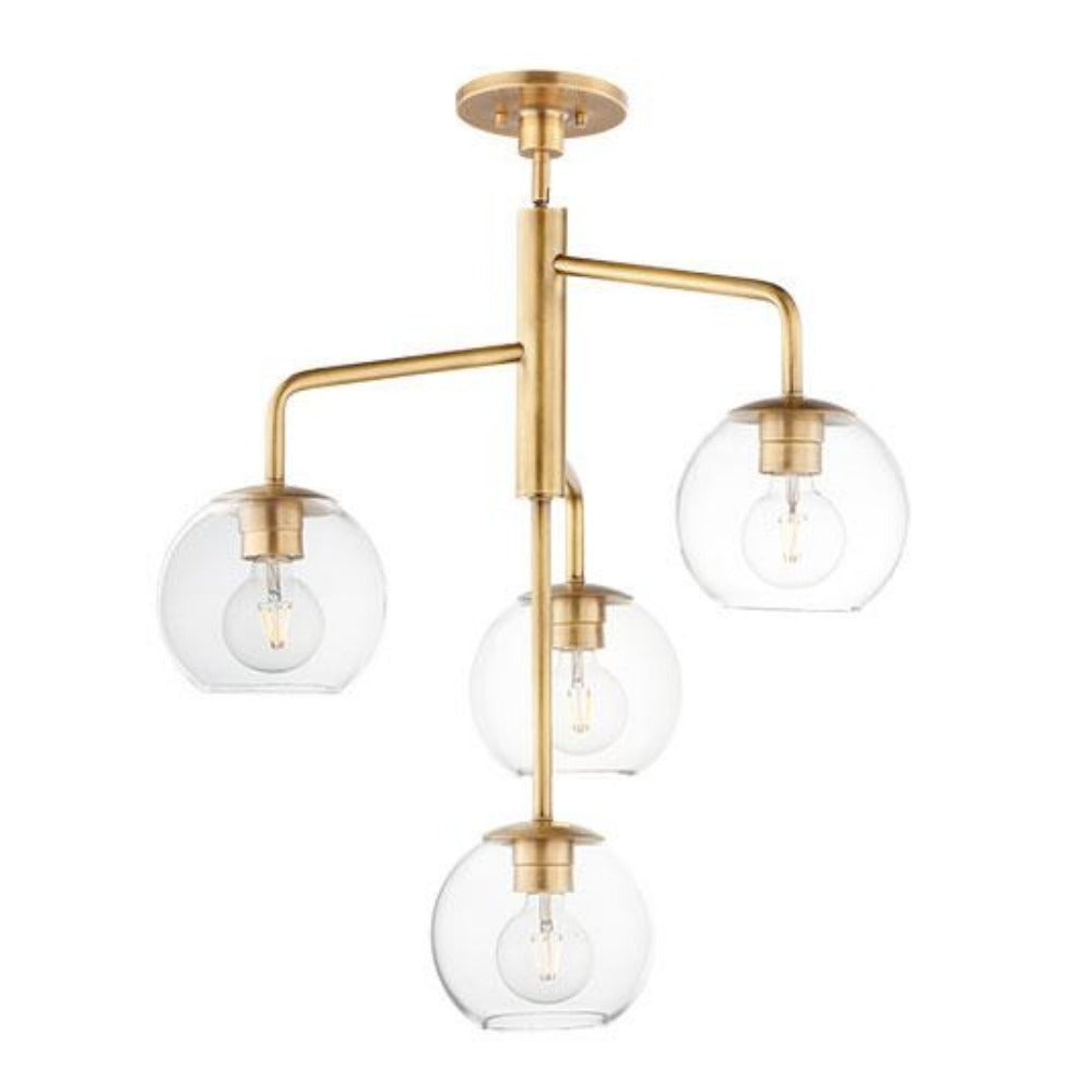 Elegant Crawley Crystal Chandelier - Modern Ceiling Light Fixture for Dining Room, Living Room & Bedroom - Perfect for Home Decor & Wedding Venues