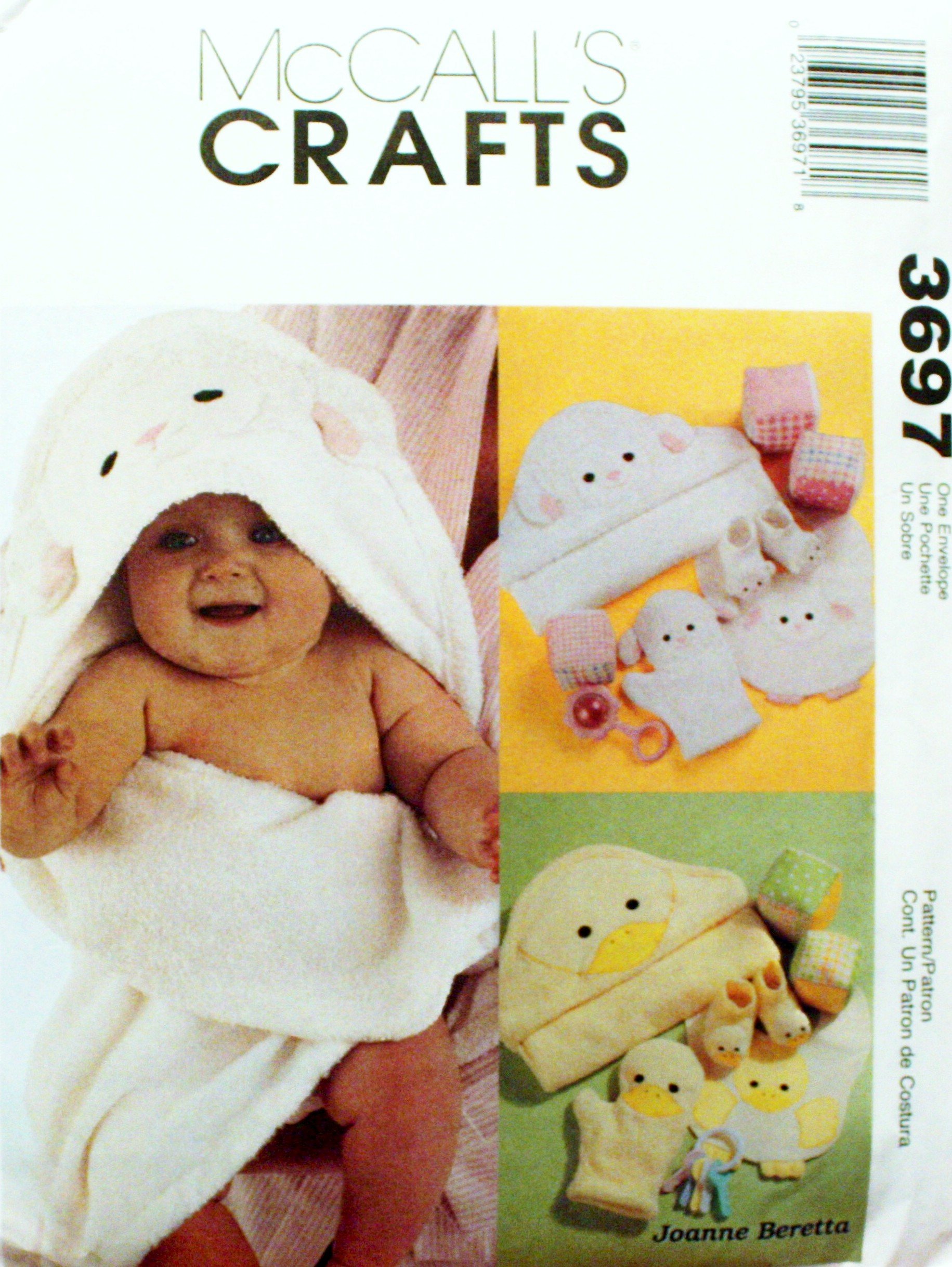 McCall's Crafts Pattern 3697 - Baby Nursery Essentials Set | DIY Sewing Patterns for Crib Bedding, Curtains & Decor | Perfect for Newborn Room Makeover & Shower Gifts