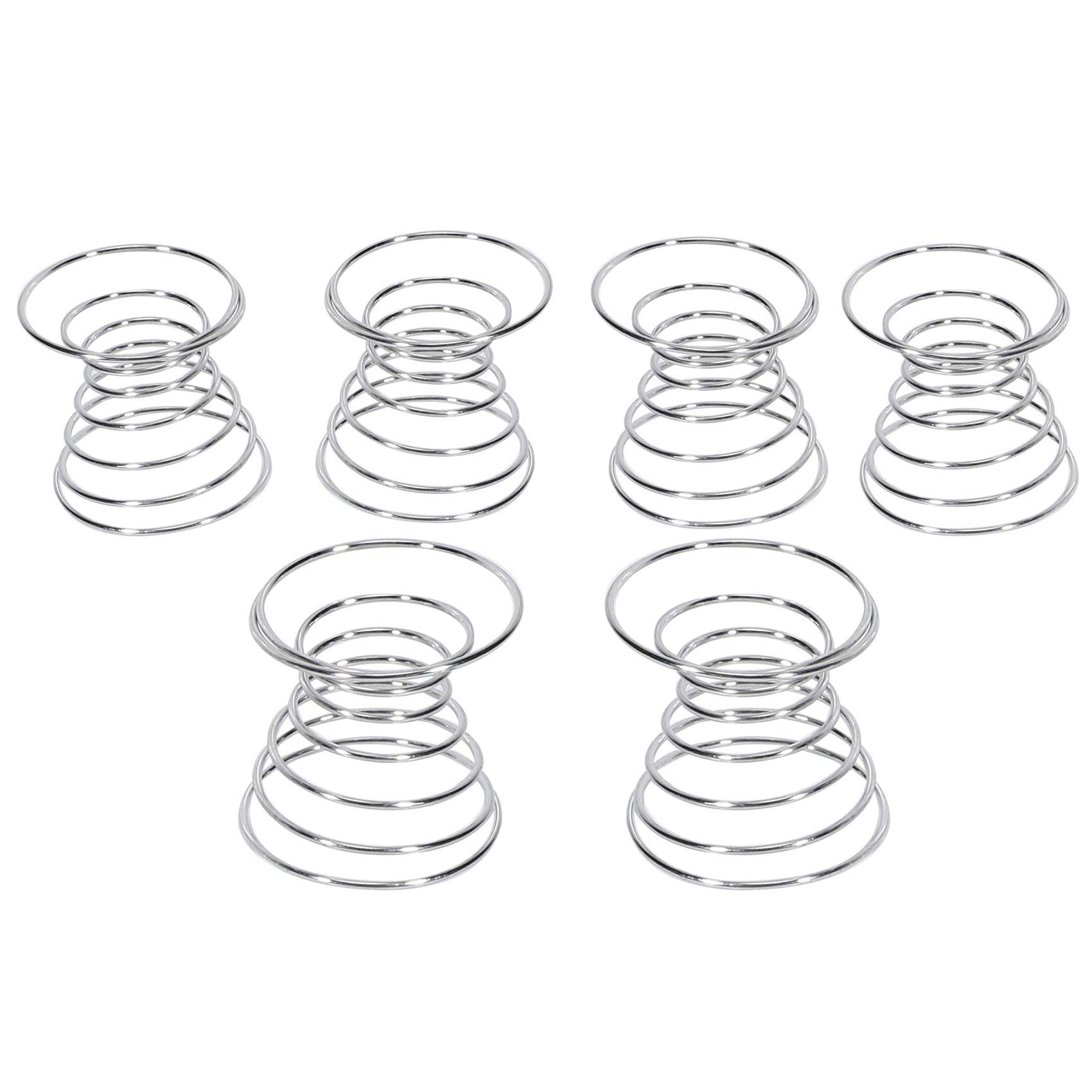 HAYLEY 6-Piece Steel Air Plant Stand Set - Modern Tillandsia Holder & Display Rack with Pineapple Base - Perfect for Home Decor, Office Desk, and Gift Ideas
