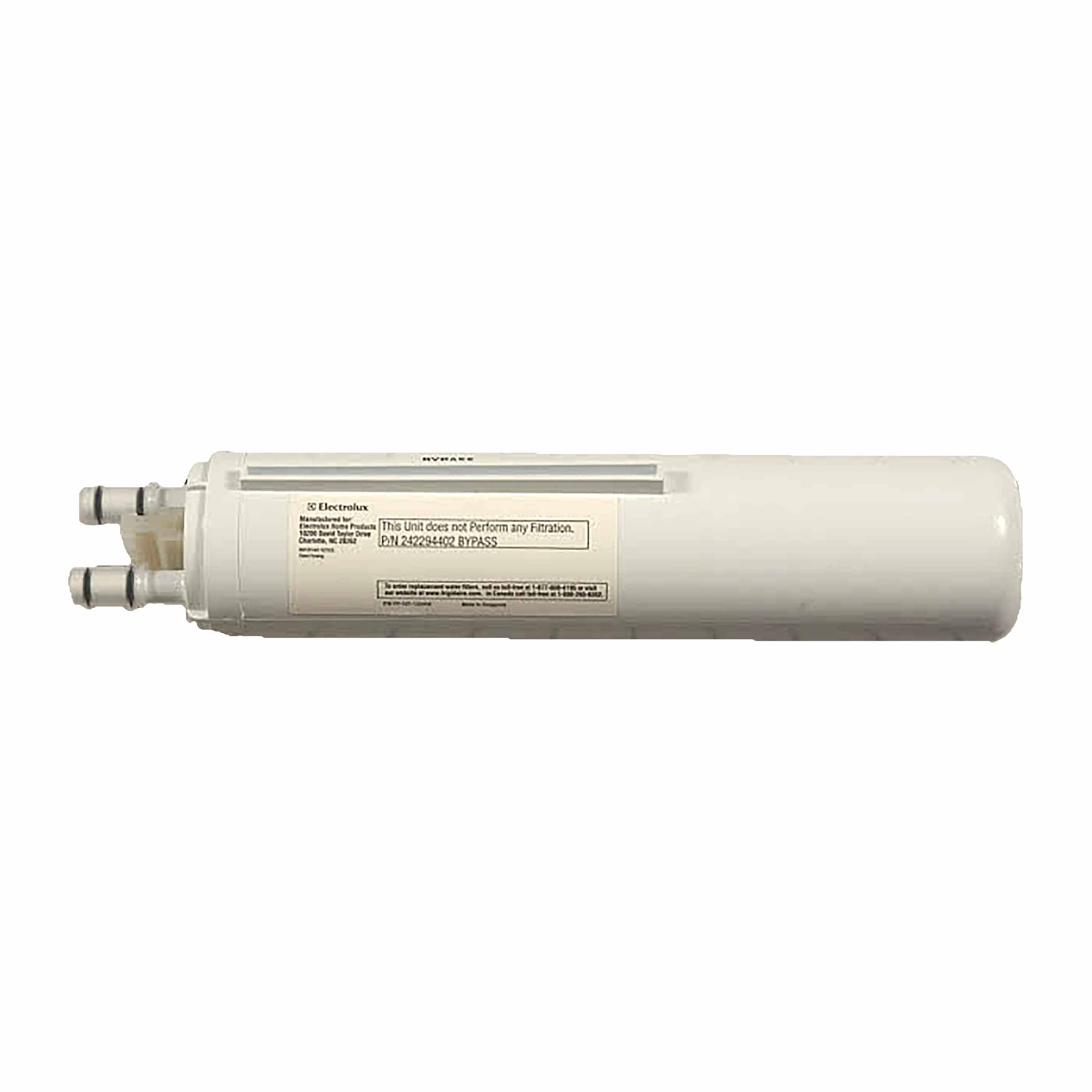 Frigidaire 242294402 Water Filter Bypass Plug - White Replacement Part for Refrigerators - Perfect for Frigidaire, Electrolux & Kenmore Fridge Models - Easy DIY Installation for Clean Water System Maintenance