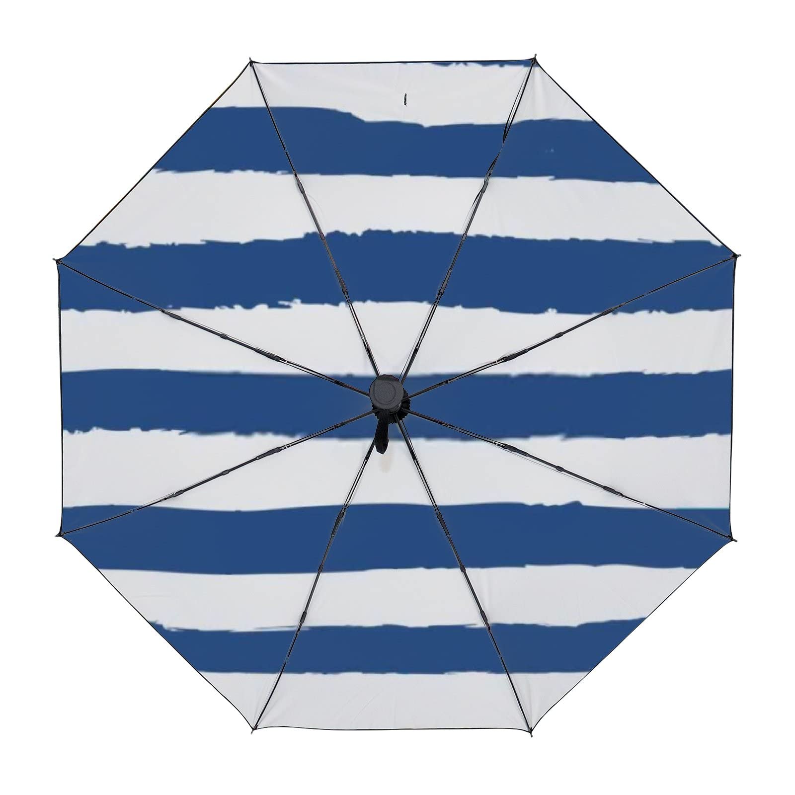 Automatic Folding Umbrella - Windproof Compact Travel Umbrella for Men & Women, Lightweight & Portable - Perfect for Commuting, Walking Dogs & Outdoor Activities