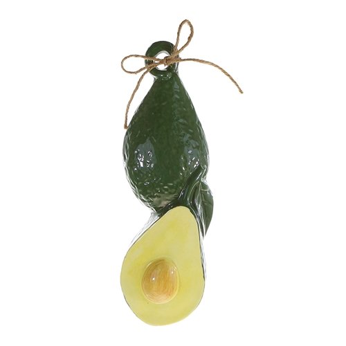 24-Pack Double Avocado Fruit Plaques in Durable Poly Resin - Perfect for Home Decor, Party Favors & Gift Giving
