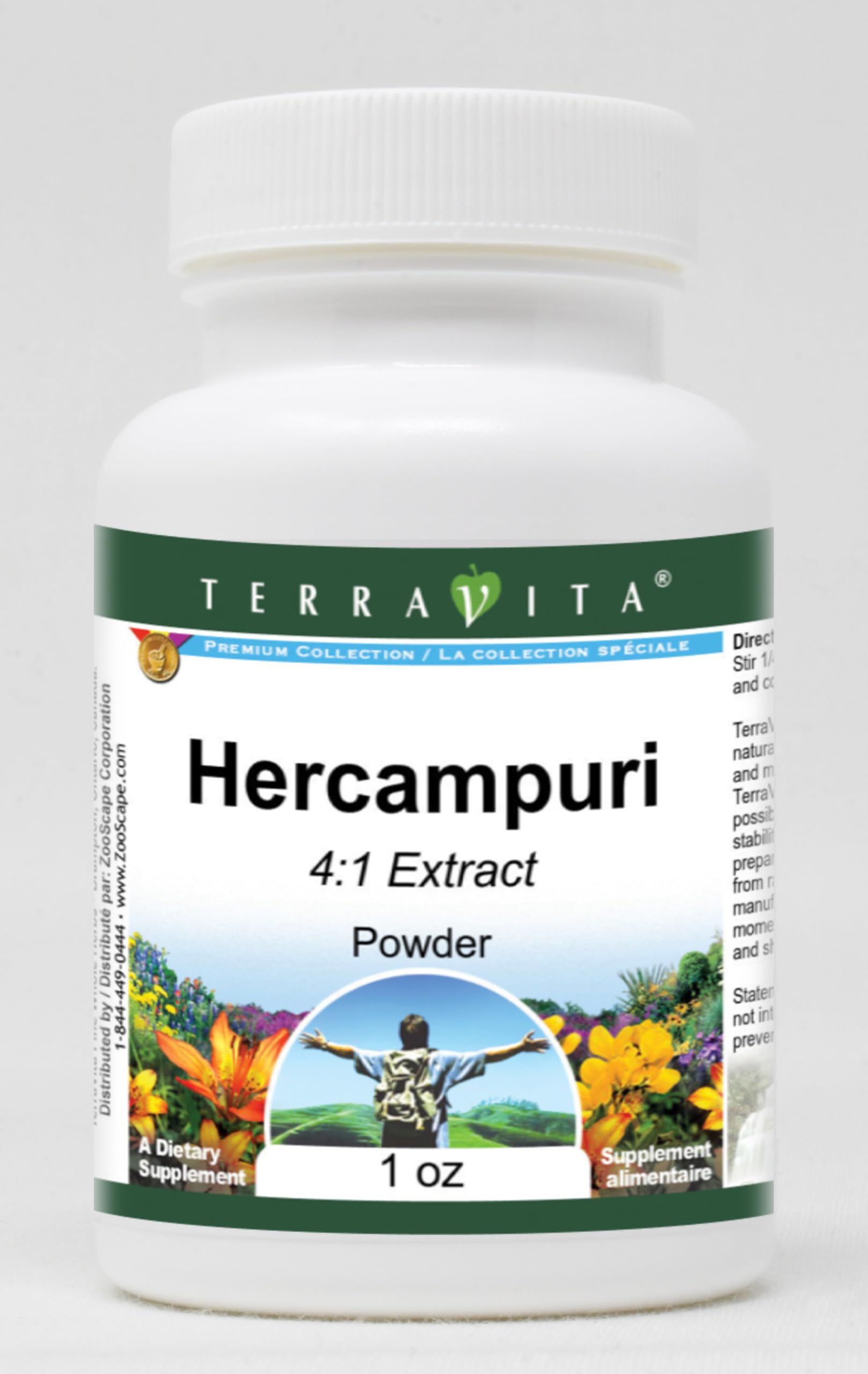 Hercampuri 4:1 Extract Powder - 1 oz (30g) | Natural Liver Support & Detox Supplement | for Weight Management & Digestive Health