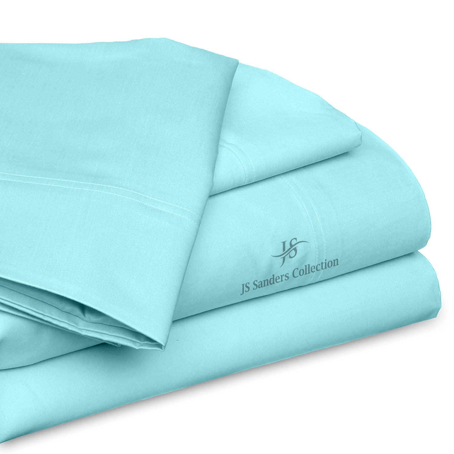 Luxury 100% Egyptian Cotton Alaskan King Sheet Set (108x108 Inches) - 1000 Thread Count, Ultra Soft, 21