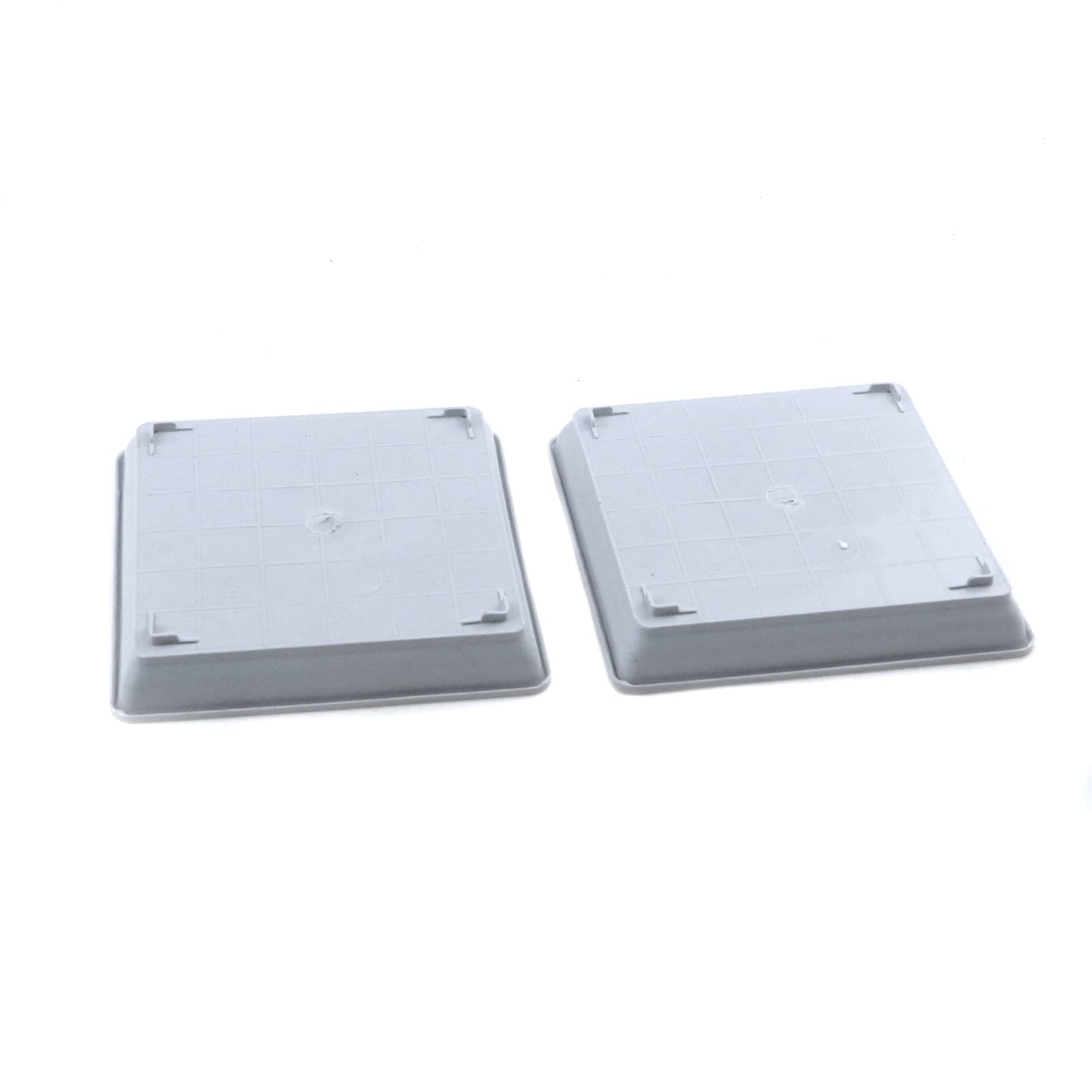 10 Pack White Square Plant Saucers 4.7