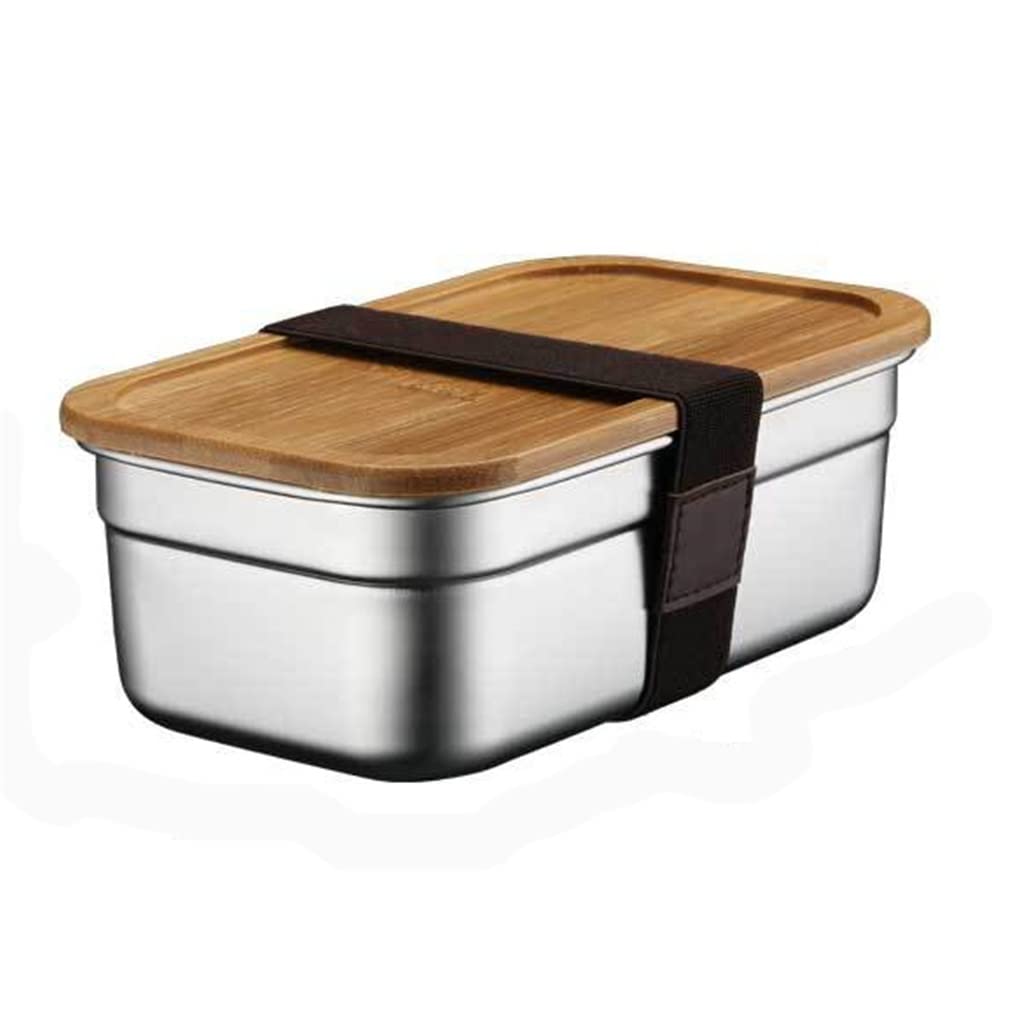Japanese Style Wooden Lid Bento Box - Portable Lunch Box for Office, School & Outdoor Picnics - Eco-Friendly Kitchen Utensils (Color: A, Size: As Picture) - Perfect for Meal Prep, Camping & Daily Use