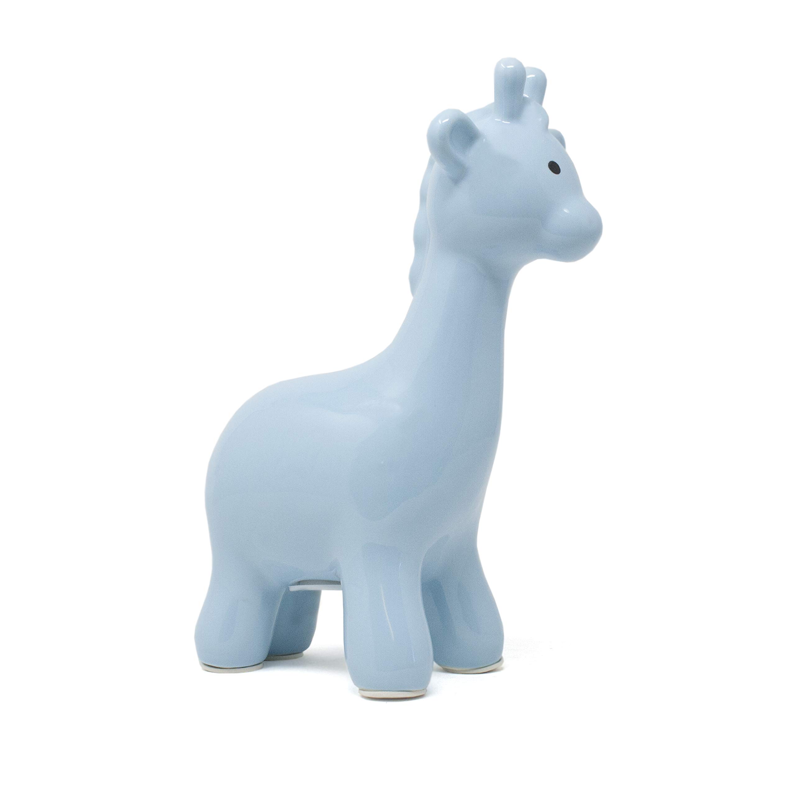 Child to Cherish Blue Ceramic Giraffe Piggy Bank - Perfect Gift for Kids' Savings & Room Decor