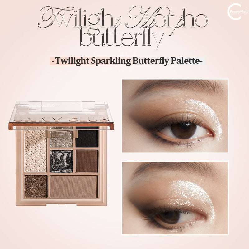 UNNY Trace of the Butterfly 7-Color Eyeshadow Palette - Long Lasting, Highly Pigmented Makeup for Day & Night Looks - Perfect for Parties, Weddings & Everyday Wear