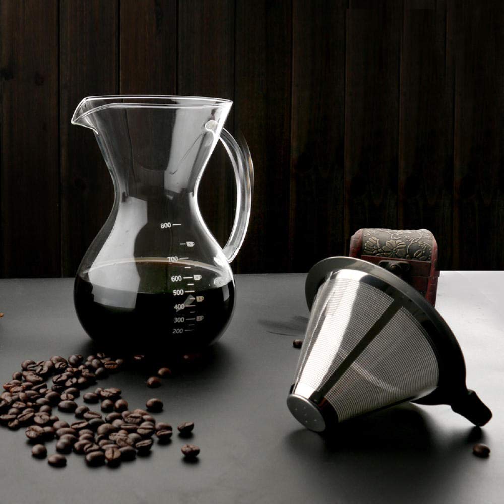 Premium French Press Coffee Maker - 34oz Heat-Resistant Borosilicate Glass, Stainless Steel Filter - Perfect for Home, Office & Camping Brewing Fresh Coffee