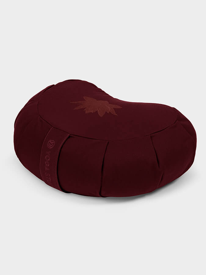 GOTS Certified Organic Cotton Yoga Meditation Cushion - Buckwheat Filled Zafu Pillow for Yoga, Meditation & Home Decor | Perfect for Studios, Home Practice & Relaxation