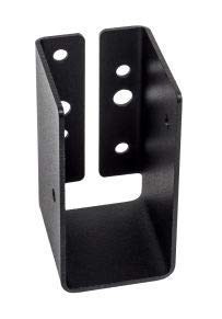 Simpson Strong-Tie APLH24 2x4 Concealed Flange Light Joist Hanger - Powder Coated Black (24-Pack) for Deck Building & Wood Framing Construction