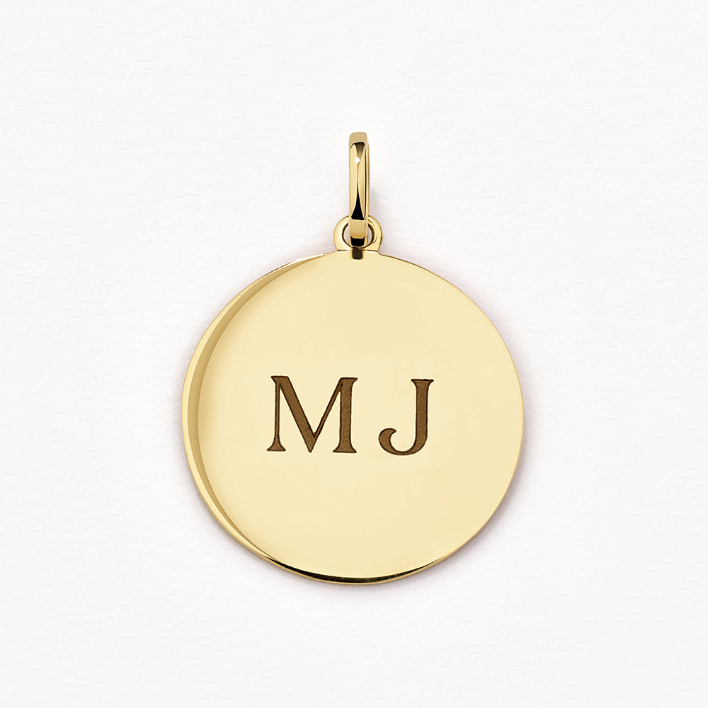 10k Gold Engravable Disc Necklace - Personalized Nameplate Pendant for Women - Perfect for Gifts, Anniversaries & Everyday Elegance