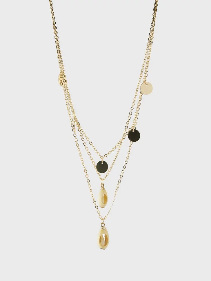 PCVigola Gold Combi Necklace - Elegant Layered Chain Necklace for Women, Perfect for Parties, Weddings & Everyday Wear