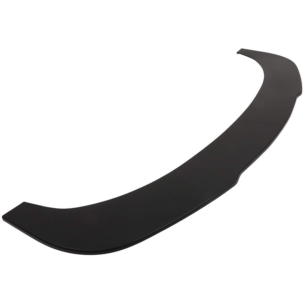 Universal Front Bumper Lip Chin Splitter Spoiler - Matte Black PU Front Lip Body Kit for Most Cars - Enhance Style & Aerodynamics for Sports & Tuner Vehicles