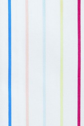 White/Cerise Pink Multi Stripe
