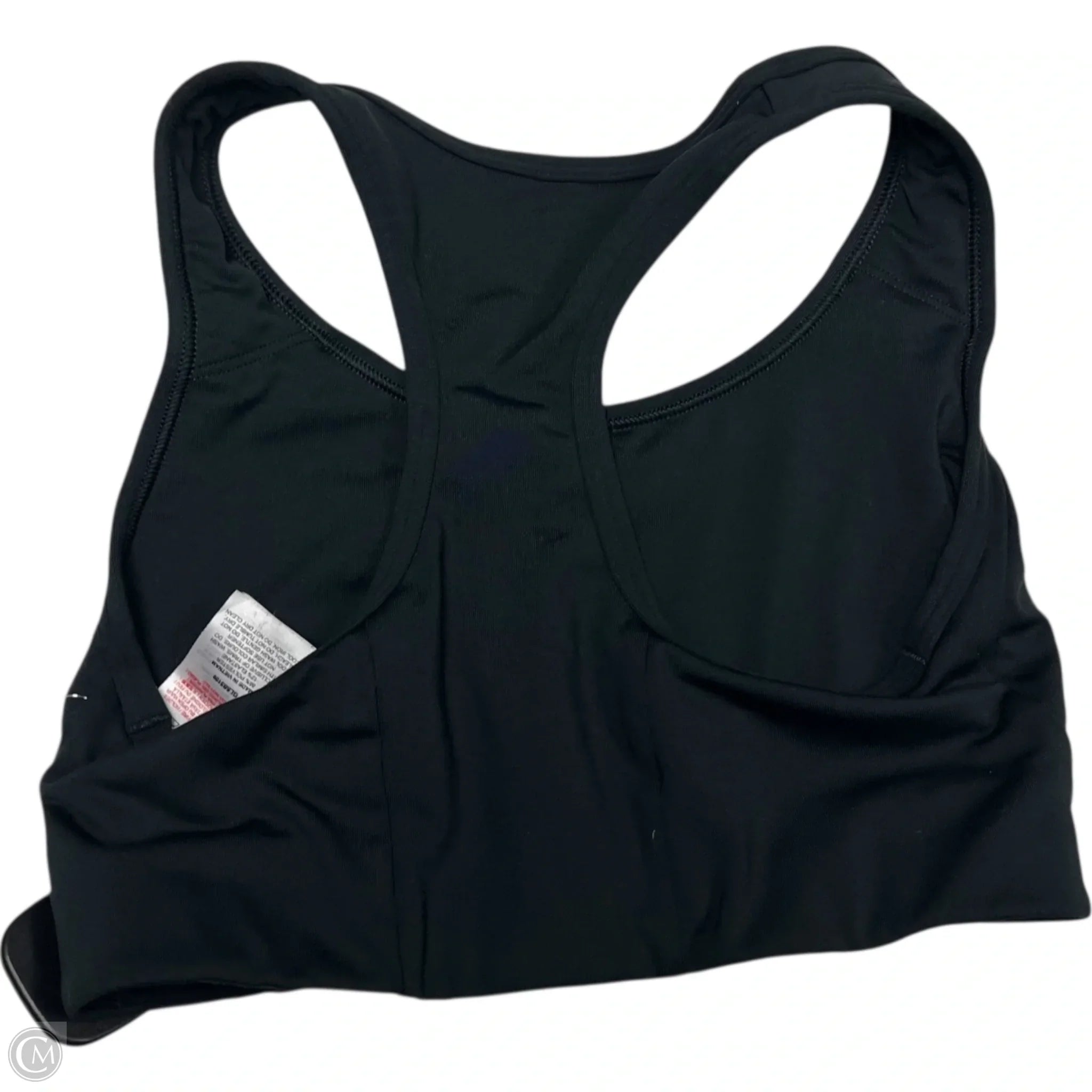 Gym Shark Women's Athletic Sports Bra - Black, Size S - High Support Workout Bra for Running, Yoga & Gym Training