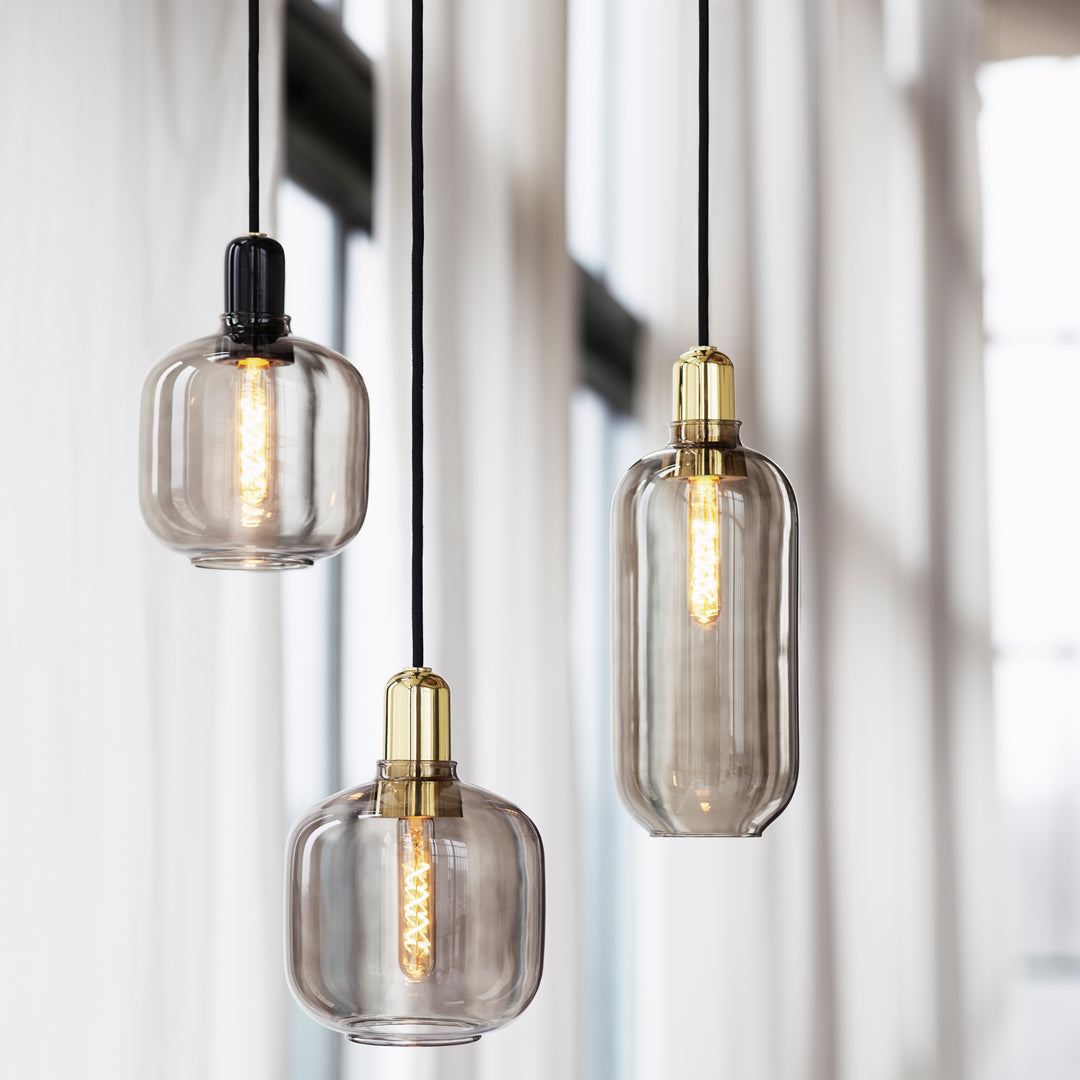Modern Amp Pendant Lamp - Industrial Style Hanging Light Fixture for Kitchen Island, Dining Room & Bedroom Lighting | Dimmable Edison Bulb Compatible