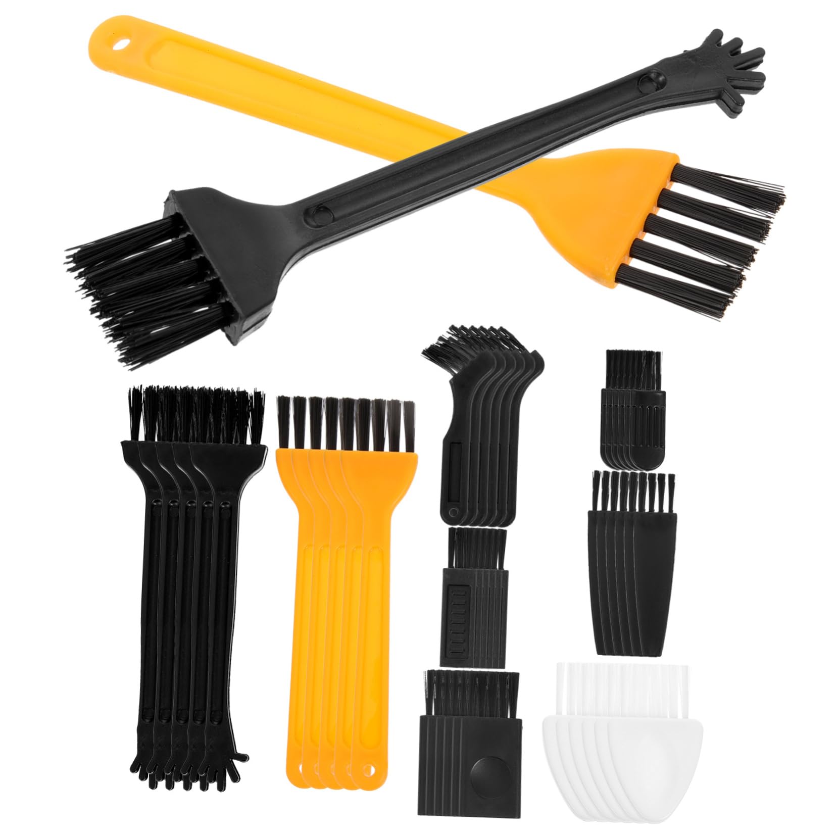 FRCOLOR 144 Pcs Hair Removal Kit - Razor Brush, Shaving Cream, Trimmer Bottle & Detangling Brush for Smooth Skin & Hair Care | Perfect for Home Grooming, Salon Use & Pet Cleaning