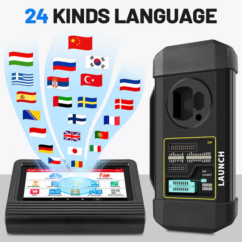 LAUNCH X431 X PROG 3 Car Key Programmer & Anti-Theft Device - Automotive Locksmith Tool for Key Fob Programming, ECU Coding, and Vehicle Security - Perfect for Locksmiths, Mechanics, and Car Owners