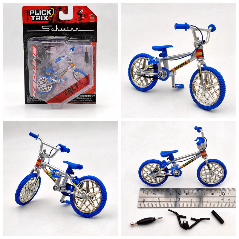 Premium Diecast Finger Bike FLICK TRIX - Miniature BMX Toy Bicycle Model for Kids & Collectors - Perfect Gift for Birthday, Party Favors & Desk Decor