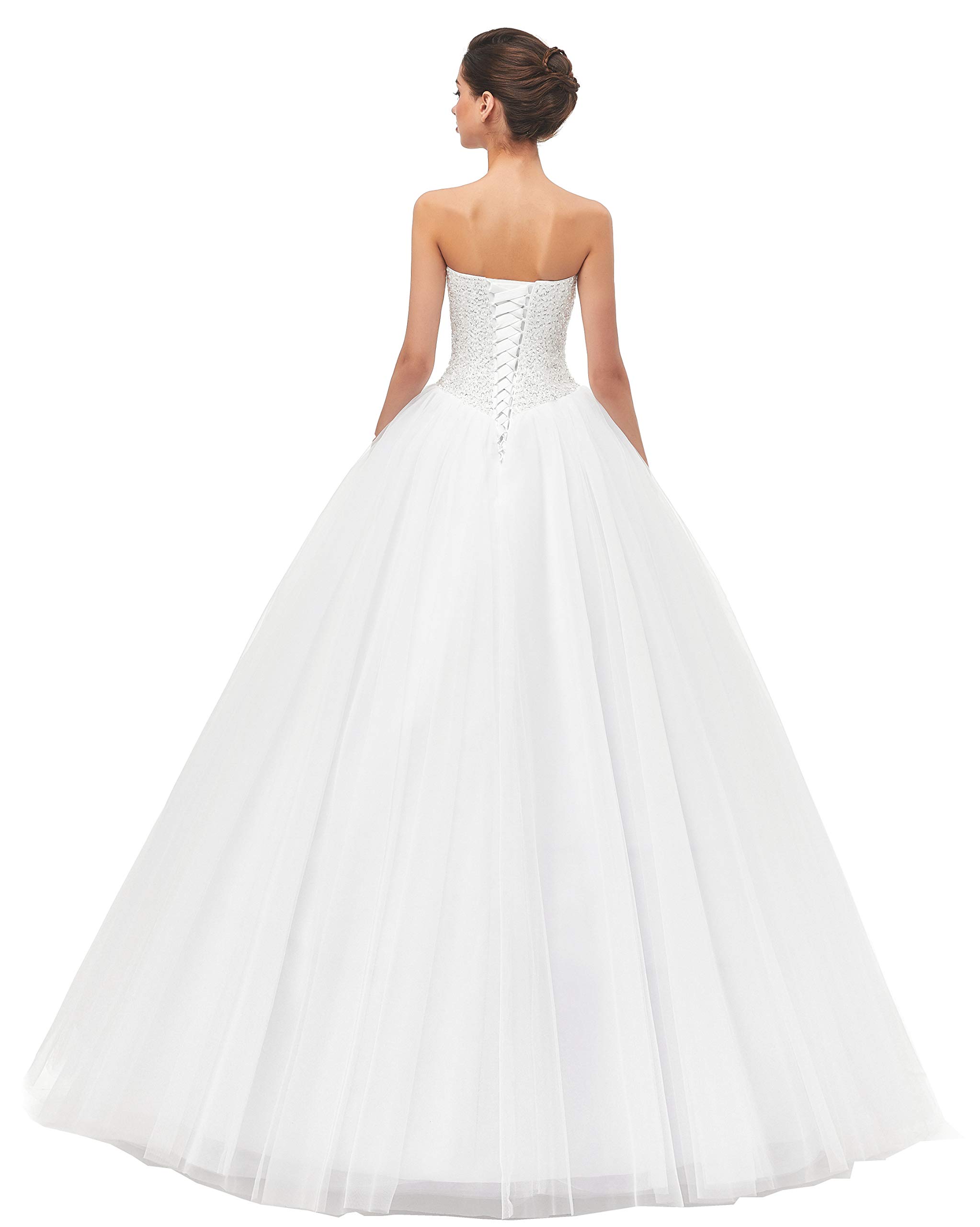 Elegant Women's Ball Gown Bridal Wedding Dresses - A-Line Princess Style for Bridal Shower, Ceremony & Reception