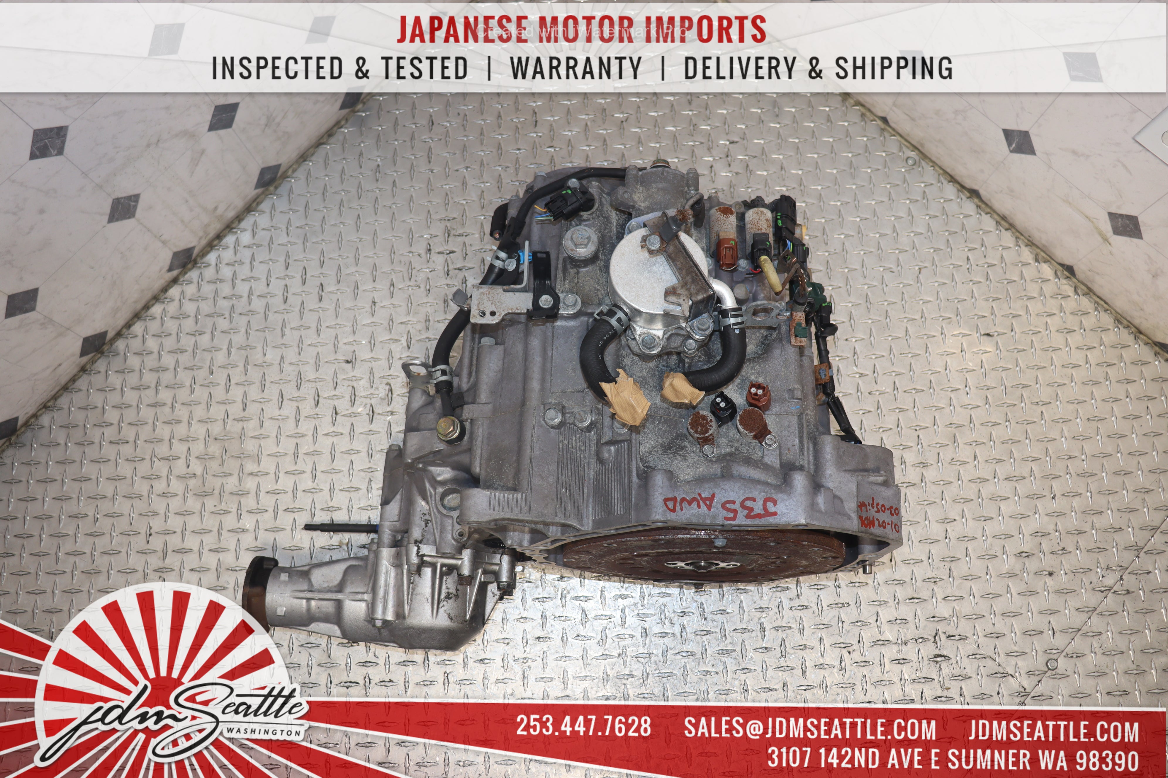 JDM J35A Automatic AWD Transmission for 2001-2002 Acura MDX & 2003-2005 Honda Pilot - Perfect for Off-Roading & Performance Upgrades