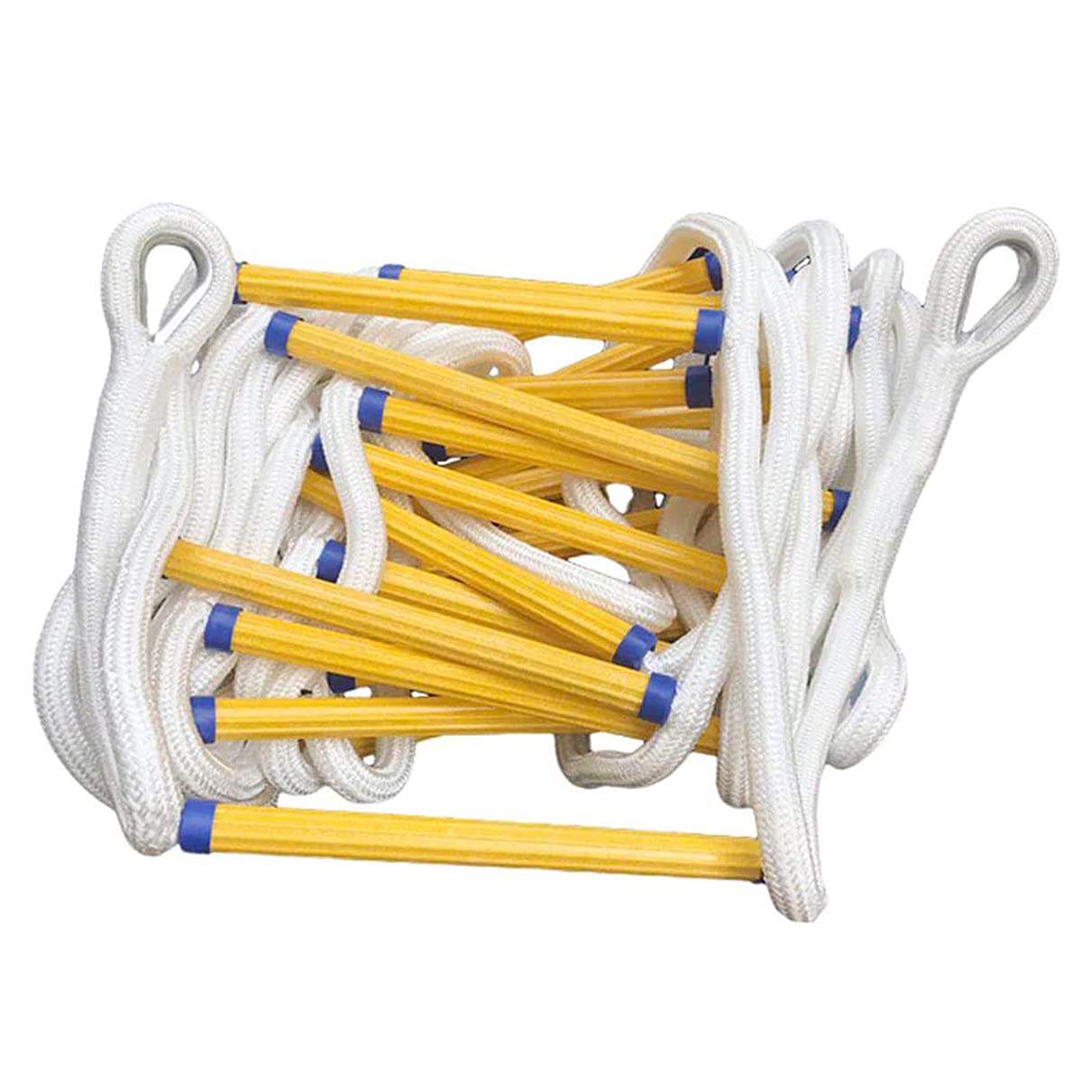 Fire Escape Ladder - 2 Story Emergency Rope Ladder with Heavy Duty Carabiners, Quick Deployment for Home & Apartment Safety - Perfect for Bedroom, Window, and Fire Emergency Escape