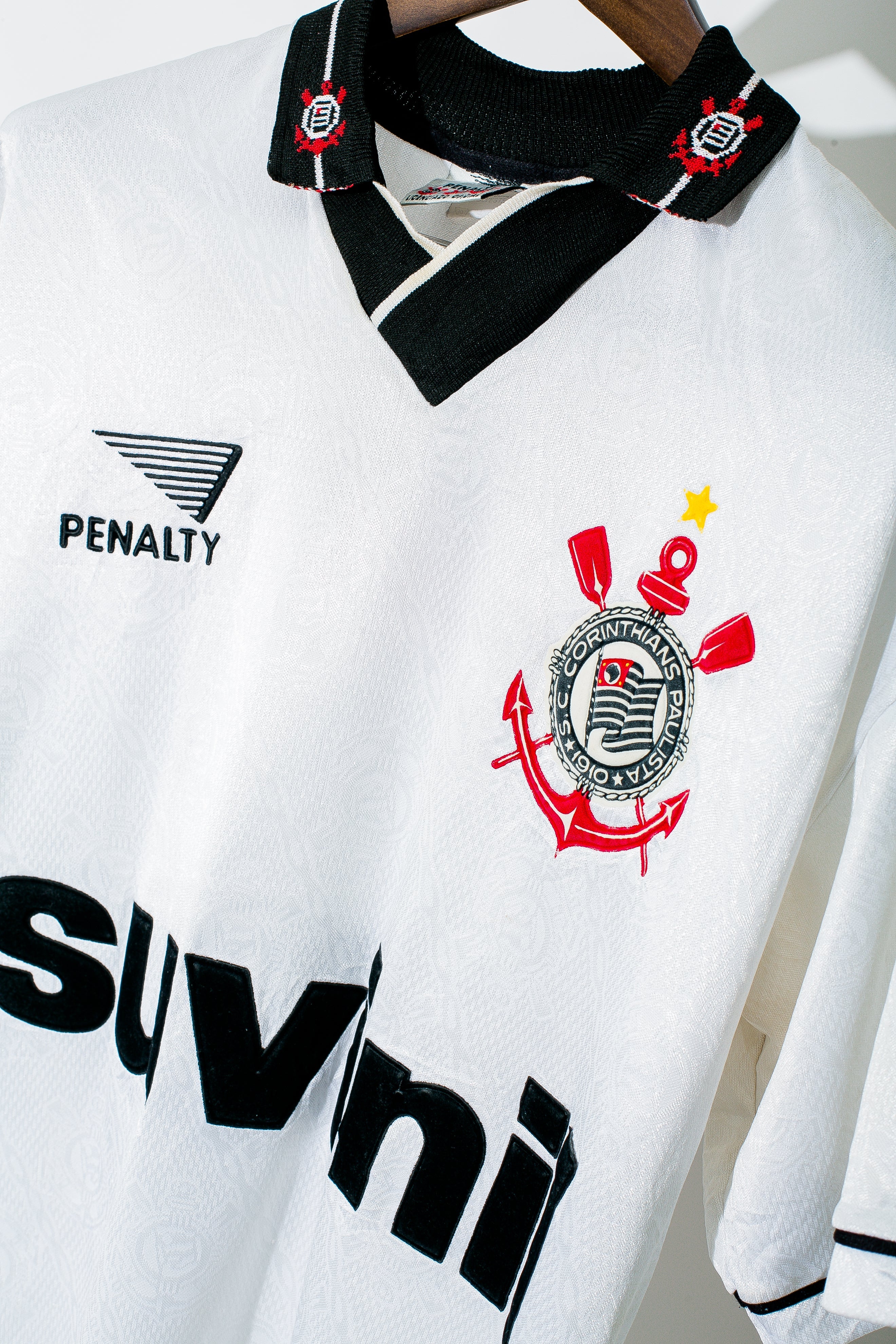 1996 Corinthians Home Jersey - Authentic Football Shirt (Size M) - Perfect for Matchdays, Training & Fan Collections