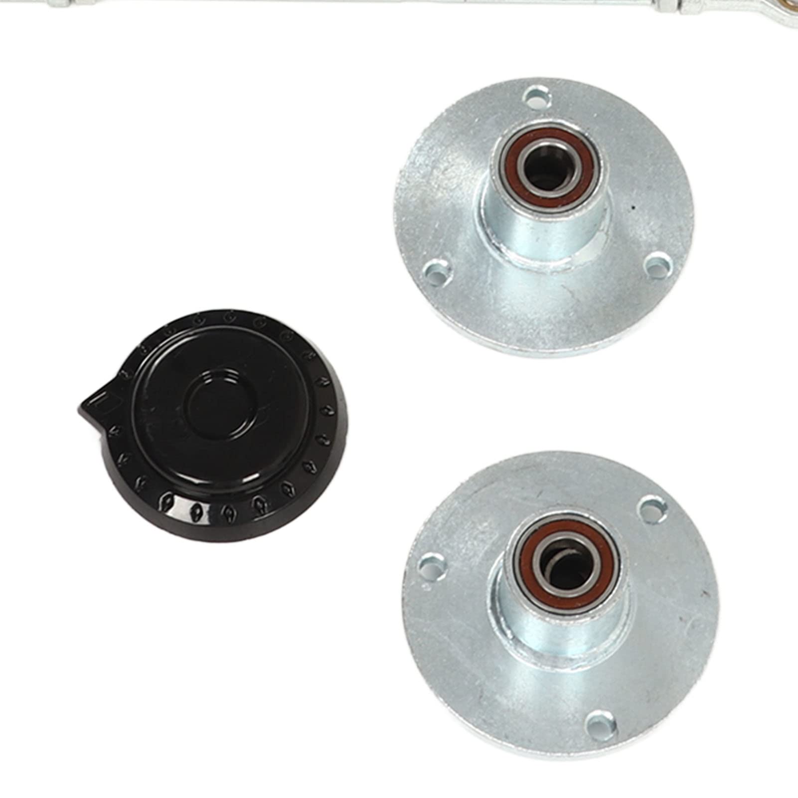 300mm Kart Steering Wheel Kit with Tie Bar Mount & Rod Ball Joint Rack Shaft - Universal Go Kart Racing Accessories for DIY Karting, Quad Bikes & Off-Road Vehicles