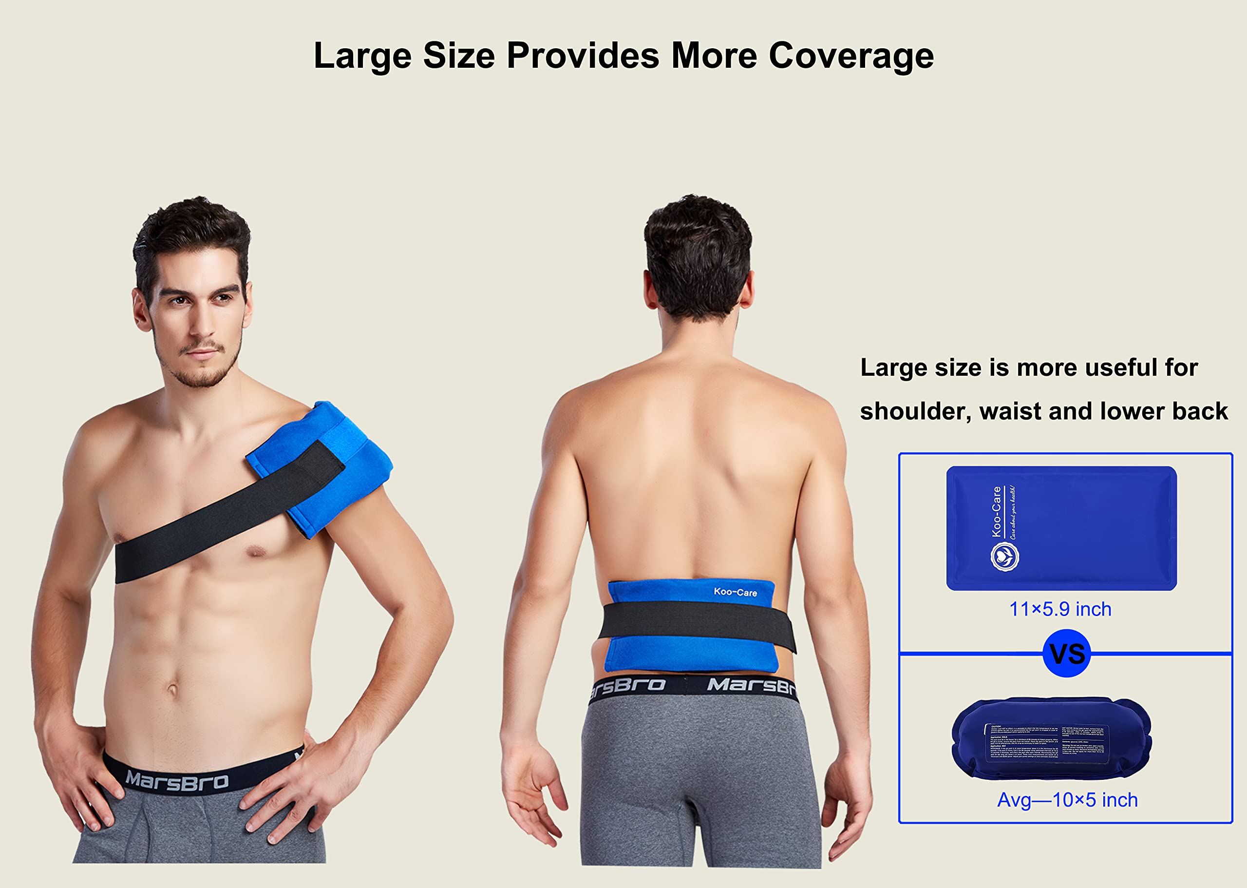 Koo-Care Reusable Hot & Cold Gel Ice Pack (11