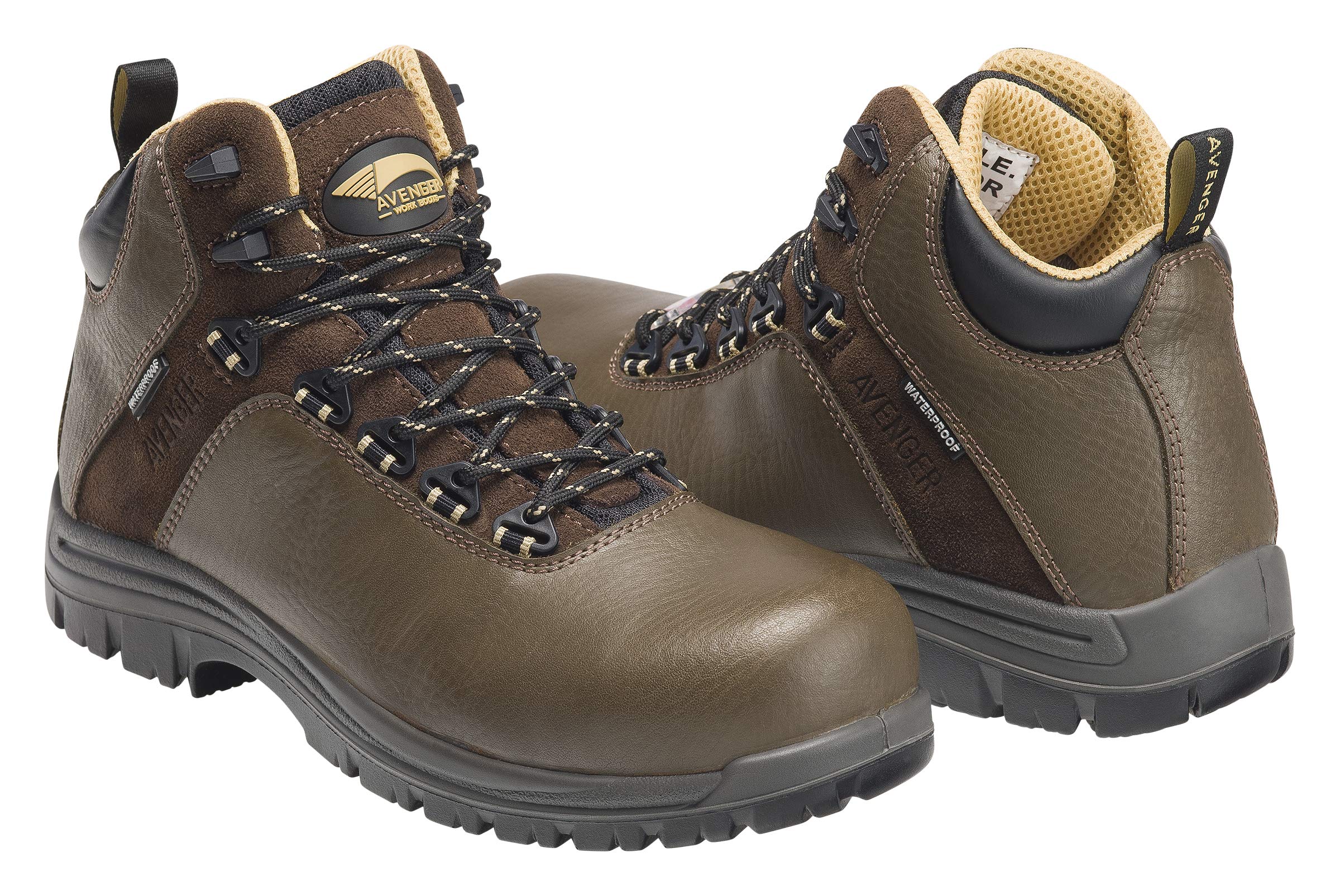 Avenger Men's Breaker Work Boots - Durable Industrial Safety Shoes for Construction