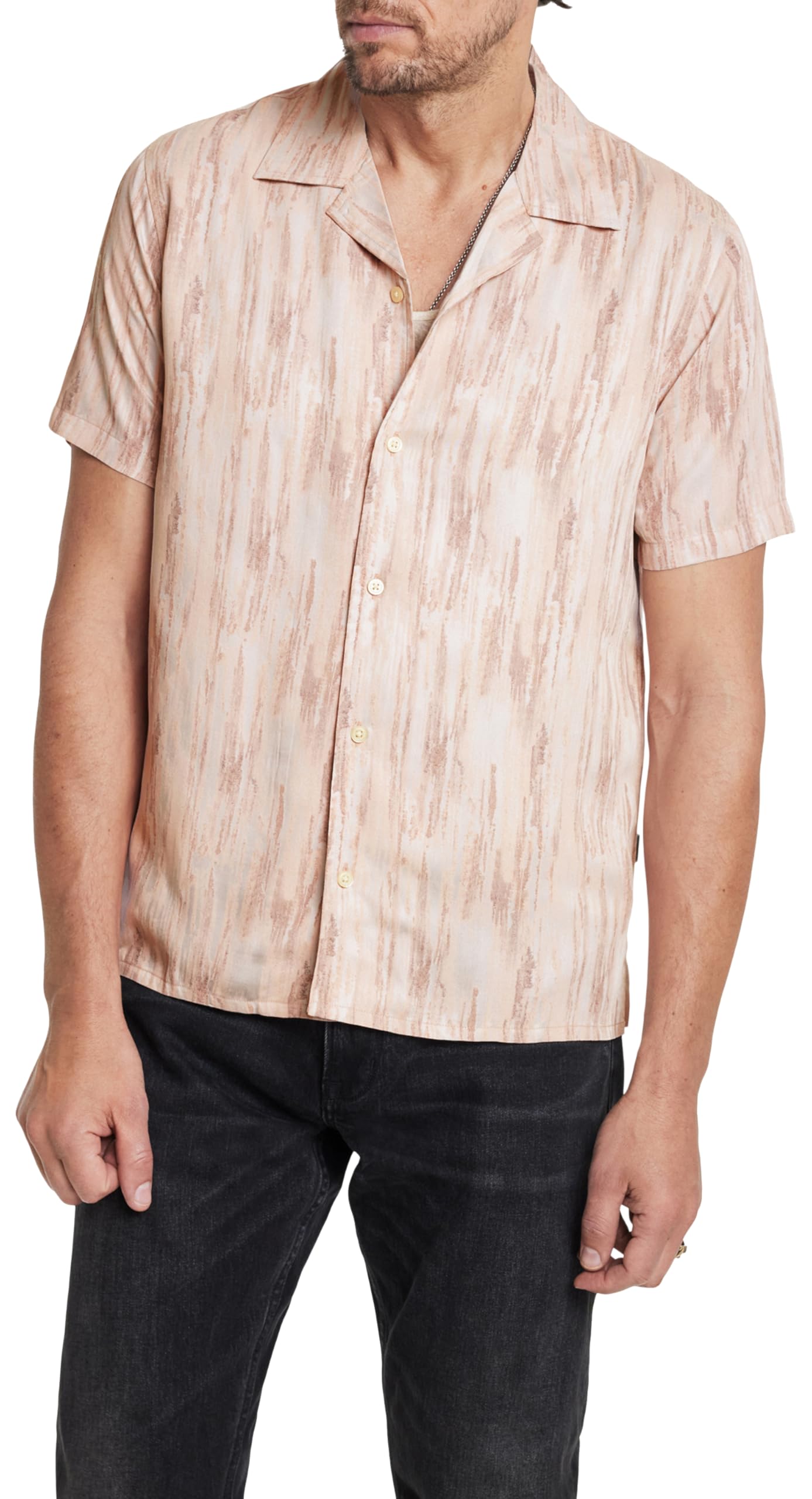 John Varvatos Men's Dan Shirt - Premium Slim Fit Casual Button Down Shirt for Business & Date Night | Stylish & Comfortable Dress Shirt for Men