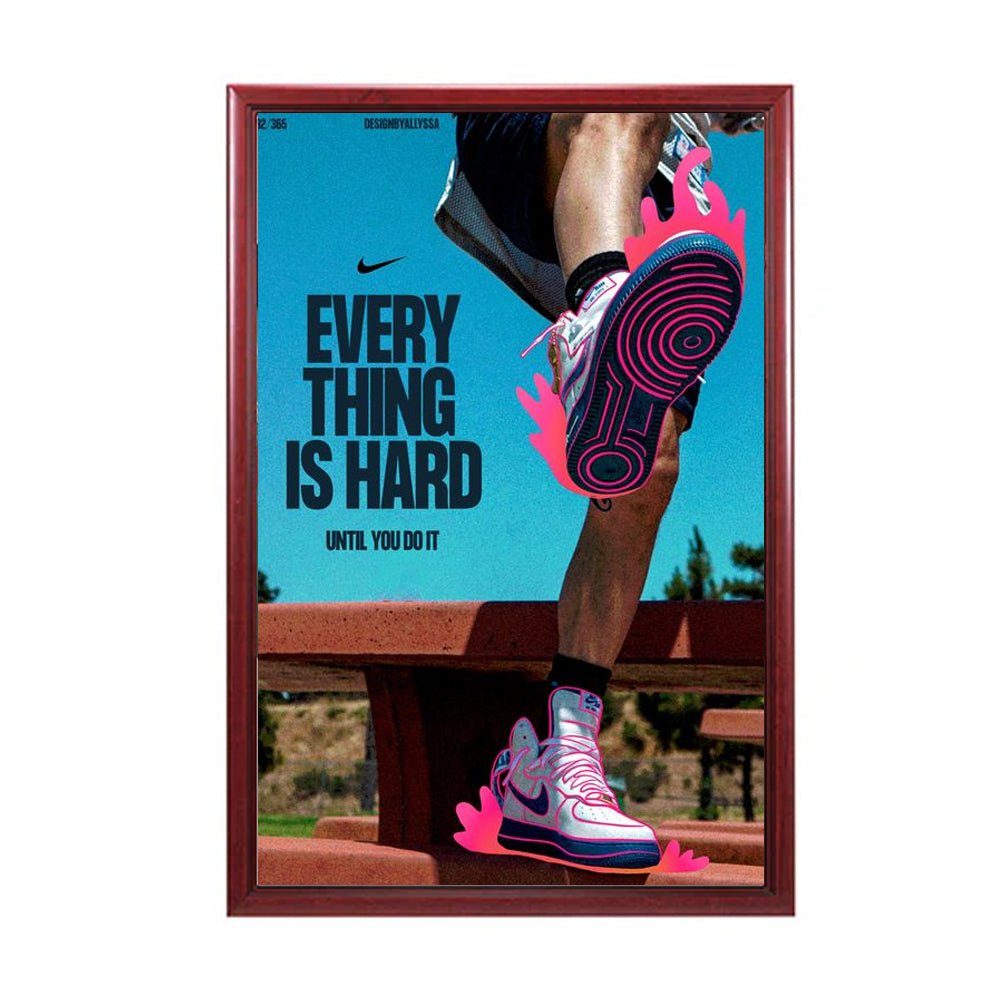 10x20 Wood Frame (353) - Premium Poster Display Swing Frames for Trade Shows, Exhibitions & Home Decor - Durable & Lightweight Wooden Sign Holder for Events & Wall Art