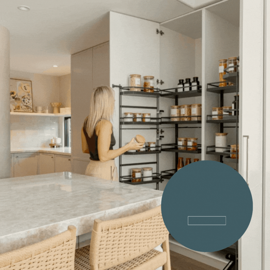 Tandem Pantry Arena Style - Premium Kitchen Storage Organizer for Spices, Snacks & Dry Goods | Perfect for Home, Office & Dorm Organization