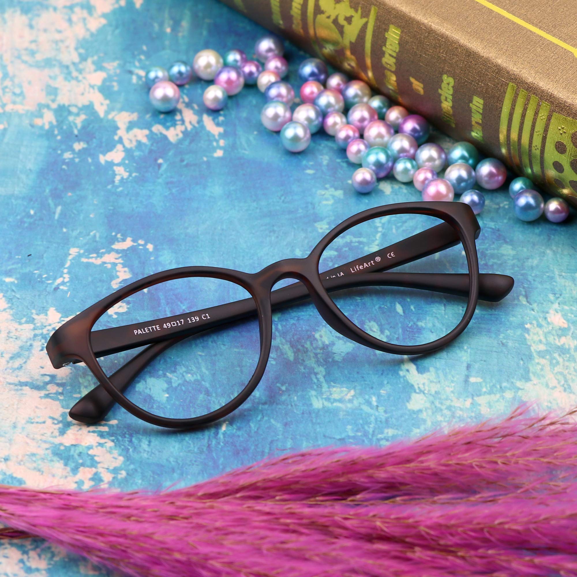 Blue Light Blocking Glasses for Computer, Reading & Gaming - LifeArt Anti Eye Strain Glasses for Work, Study & Screen Time Protection