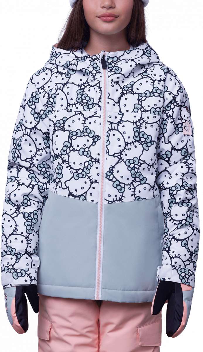 686 Girls Athena Insulated Jacket 2024 - Waterproof Winter Coat for Kids, Warm Puffer Jacket with Hood - Perfect for Snow Play, Skiing & Outdoor Adventures