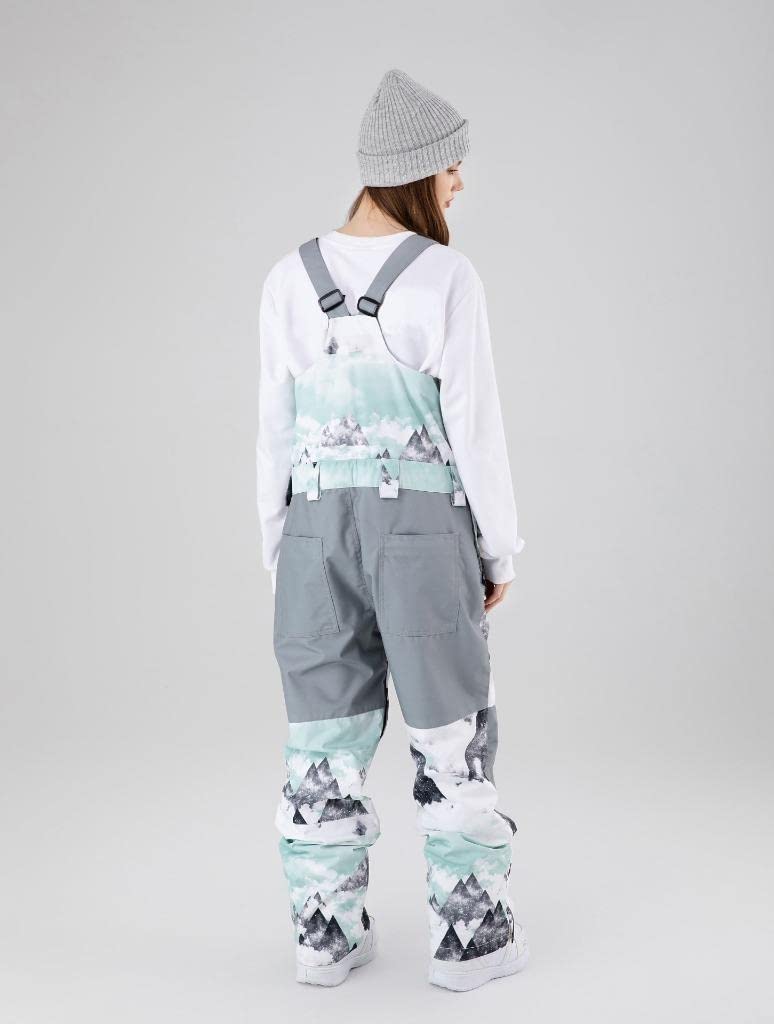 SEARIPE Men's & Women's Insulated Snow Bib Overalls - Adjustable Waterproof Ski Pants for Hiking, Climbing & Winter Sports | Durable Wear-Resistant Design for Cold Weather Activities