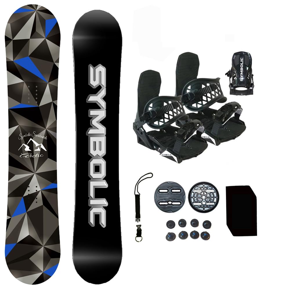 2025 Arctic Snowboard Package - 140-167cm with Black Bindings, Leash & Stomp Pad | All-Mountain Freestyle Board for Men & Women | Perfect for Powder, Park & Backcountry Riding