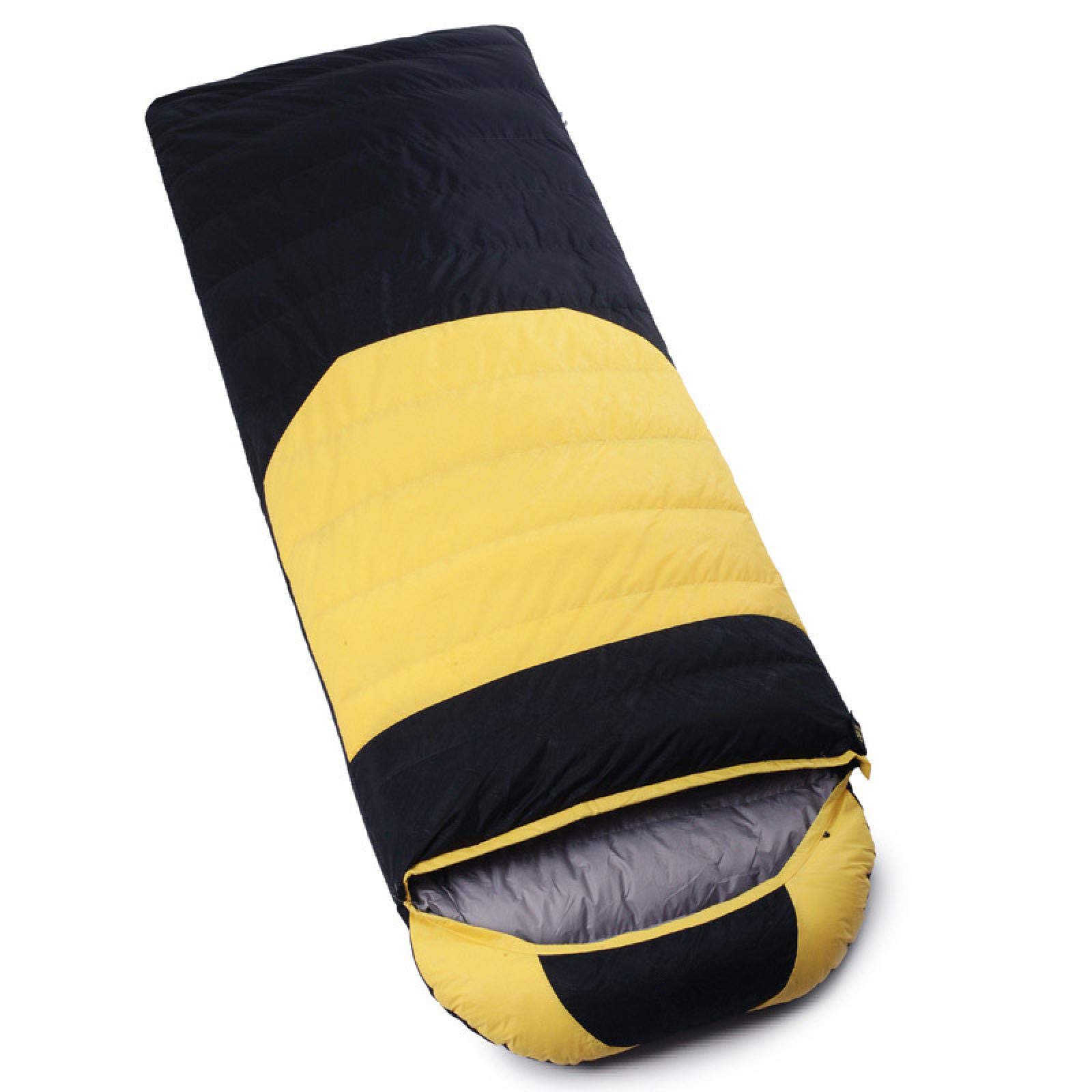 Ultralight Duck Down Sleeping Bag for Adults - Envelope Style, Hollow Cotton, Perfect for Outdoor Camping & Autumn Adventures - Stay Warm & Comfortable in the Wilderness