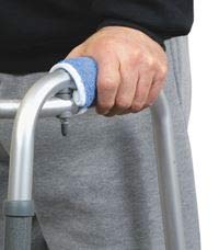 Walker Hand Grips with Soft Fleece Cover - Comfortable Cane Accessories for Seniors & Elderly - Ideal for Walking Sticks, Canes & Mobility Aids (Perfect for Daily Use, Outdoor Activities & Rehabilitation)