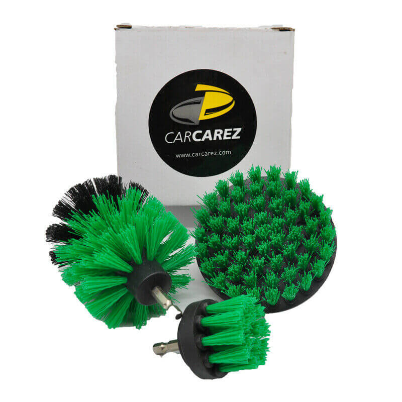 Multi-Surface Power Scrubber Cleaning Kit (3-Piece Set) - Electric Cleaning Brush for Bathroom, Kitchen, Tile, Grout & Car Detailing - Rechargeable Deep Cleaning Tools with 3 Brush Heads