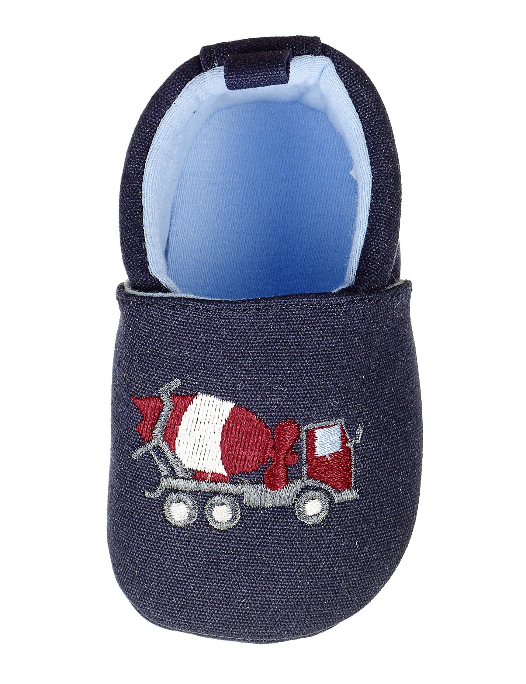 Soft Non-Slip Baby Boys Walking Slippers - Comfortable First Walkers Shoes for Toddlers 12-24 Months (Ideal for Indoor Play & Early Steps)