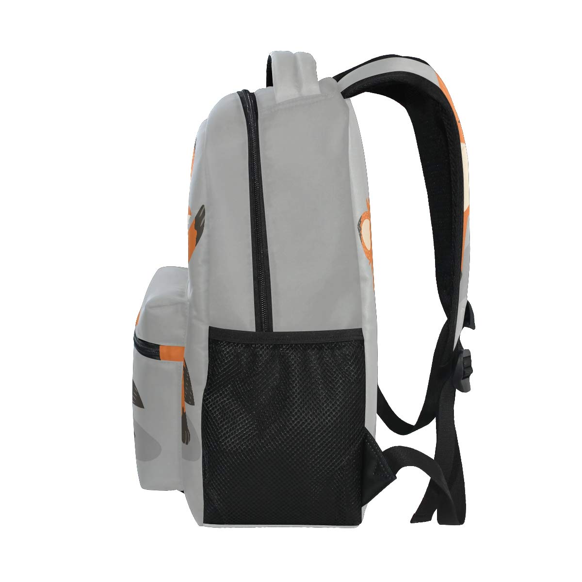 Stylish Large Fox Print Backpack for Laptop & Tablet - Durable Travel, School & College Bag with Multiple Pockets for Men & Women | Perfect for Work, Commute & Outdoor Adventures