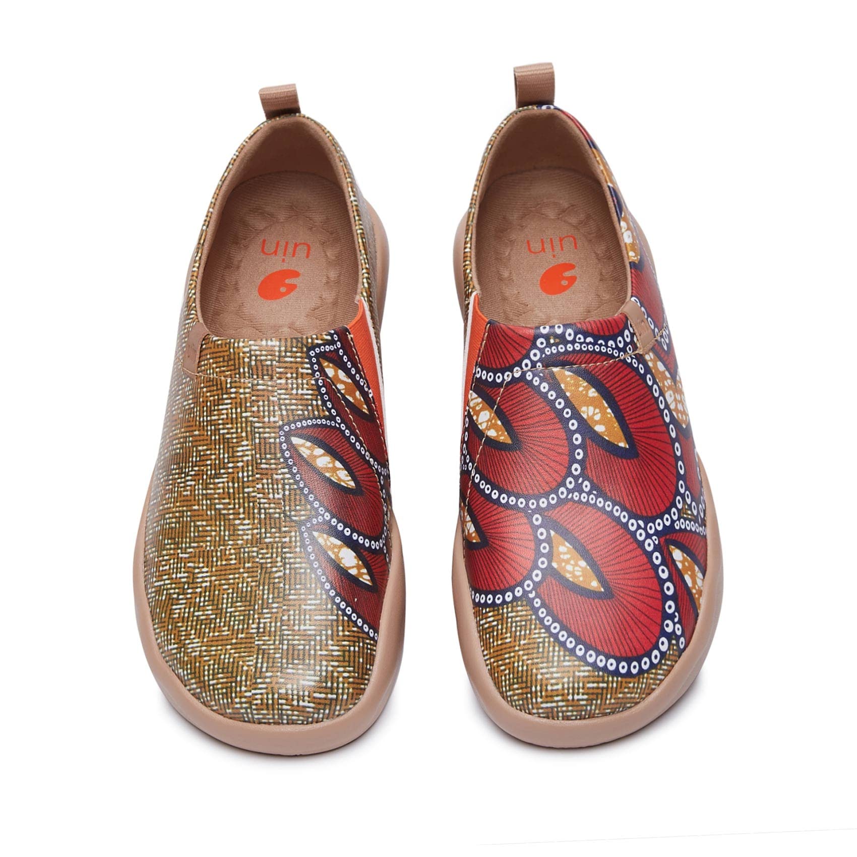 UIN Women's Slip-On Walking Shoes - Lightweight Microfiber Loafers for Travel & Casual Wear | Comfortable Fashion Sneakers | Perfect for Daily Commute, Shopping & City Exploration