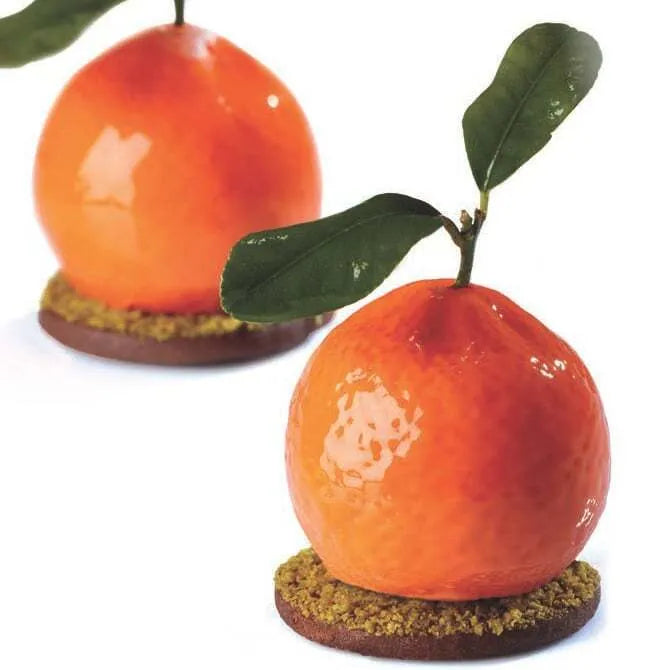 Pavoni Tuttifrutti Mandarin/Tangerine 3D Silicone Mold - 20 Cavity Baking Mold for Chocolate, Candy, Soap & Resin Crafts - Perfect for DIY Desserts & Party Treats