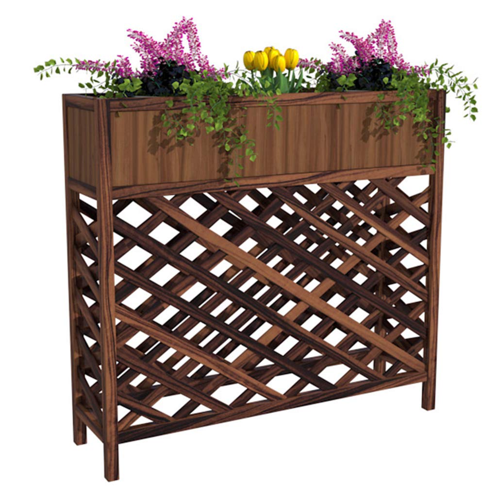 Natural Hardwood Bonsai Display Shelf - Carbonized Plant Stand with Combinable Design for Potted Plants, Flowers & Home Decor | Perfect for Indoor House, Garden & Outdoor Use